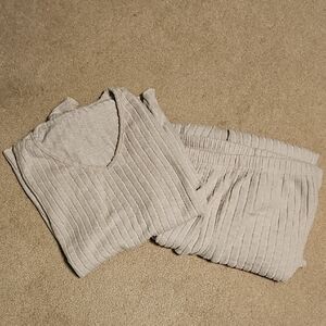 Cozy Ribbed Knit Lounge Set